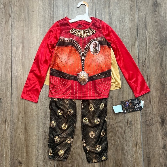 Marvel Black Panther Pajamas Wakanda Forever 2 Pc PJ’s Set Girls Size S 6 6X NWT - Picture 2 of 7